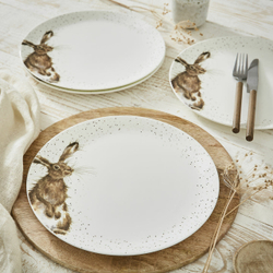 Royal Worcester - Wrendale Designs Обеденная тарелка с кроликом, 27 см / артикул   WNOU4077-XB  / GTIN 749151683129