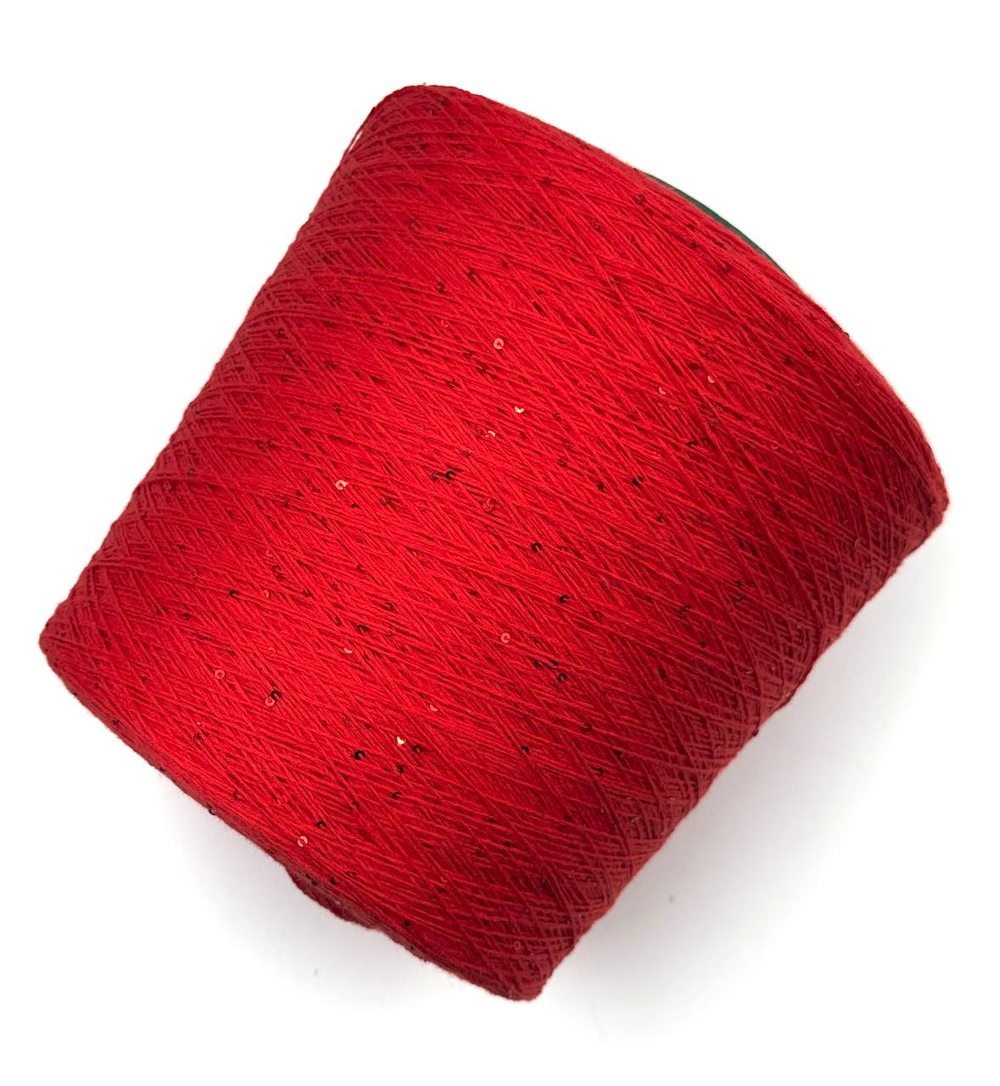 Кариаджи сток для куч. Шелк 100% + микропай 800 м в 100 г красный