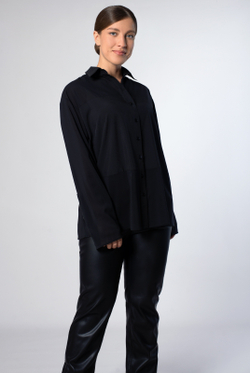 Блузка женская 4198АП, черный #463Ч094198АП