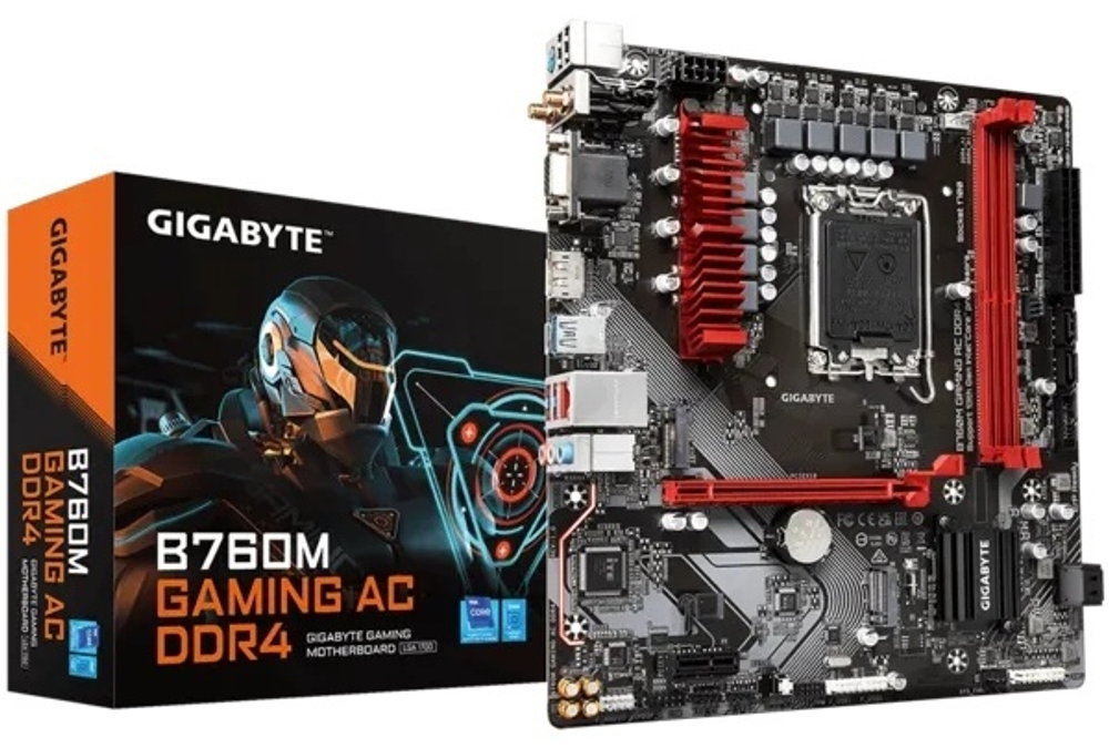 Материнская плата GIGABYTE B760M GAMING AC DDR4
