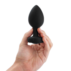 b-Vibe Vibrating Jewel Plug XXL - Анальная вибропробка