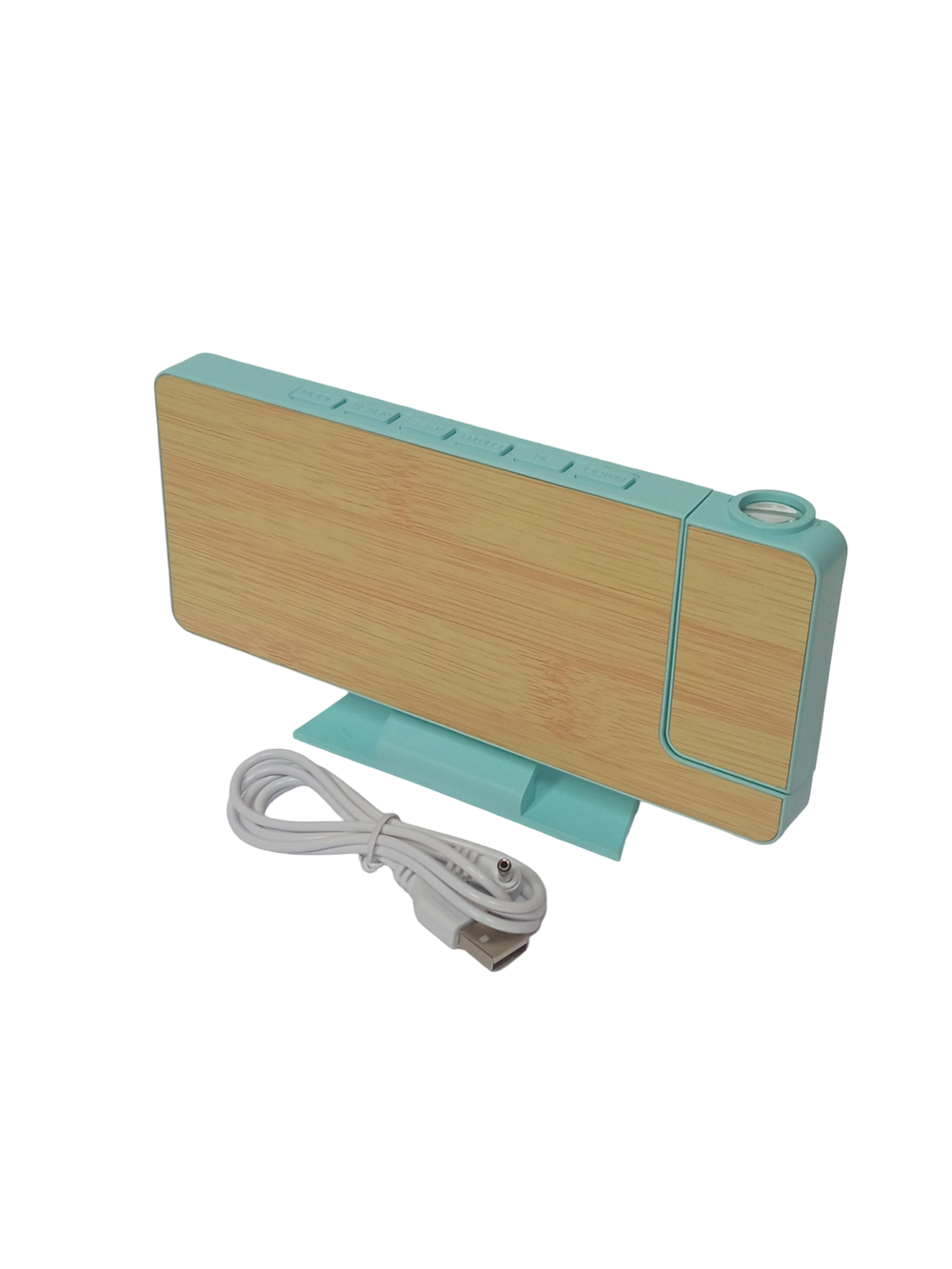 Часы с проекцией Gaosiio DS-5718LW Белый/зеленый