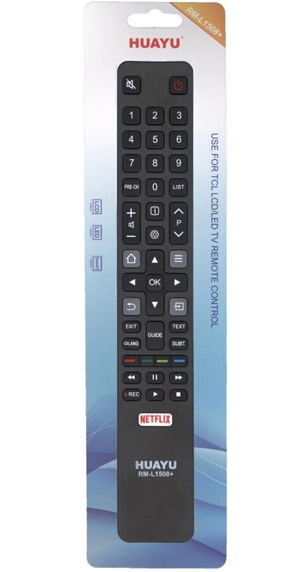 Пульт для TCL RM-L1508+  универсальный (черный)