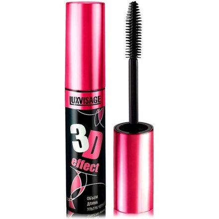 LUXVISAGE Тушь 3D Обьем-Длина-Ультра черная *1*6