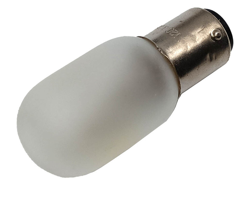 10шт Лампа накаливания Лисма РН 120-15, 120В 15Вт, B15d, d20х55мм (узкая колба)