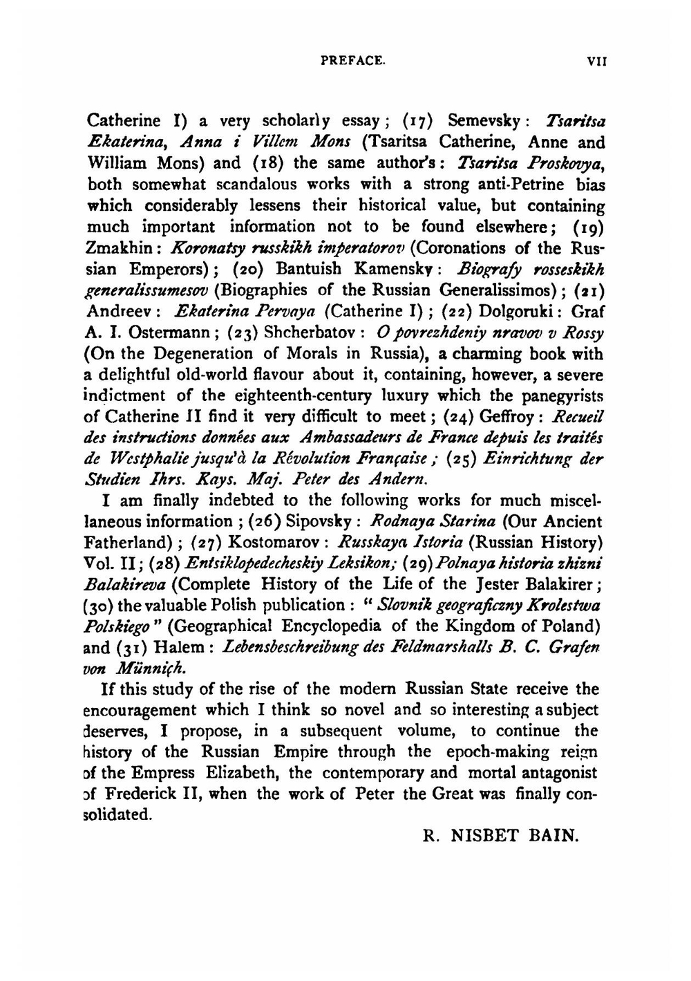 The pupils of Peter the Great. a history of the Russian court and Empire from 1697 to 1740 | R. Nisbet Bain