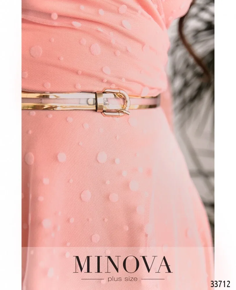 Платье 286-розовый Minova