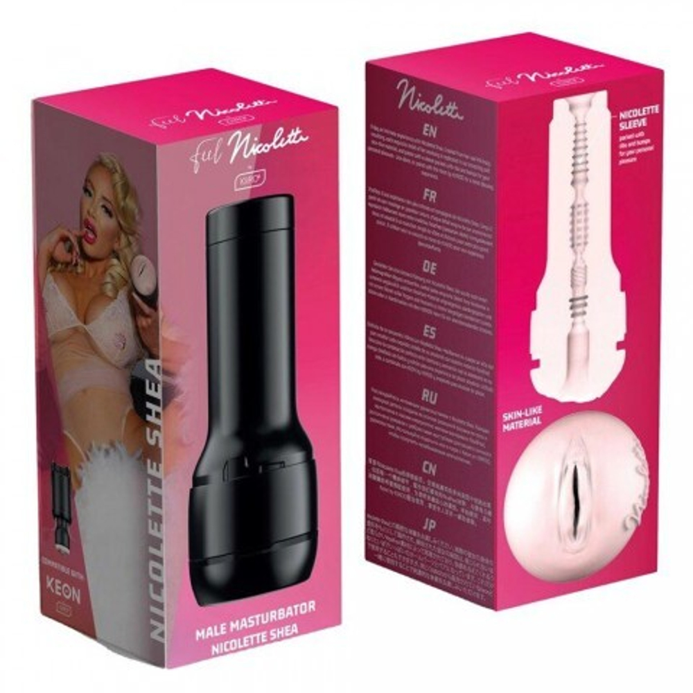 Мастурбатор Feel копия порно звезды Nicolette Shea от KIIROOStars Collection