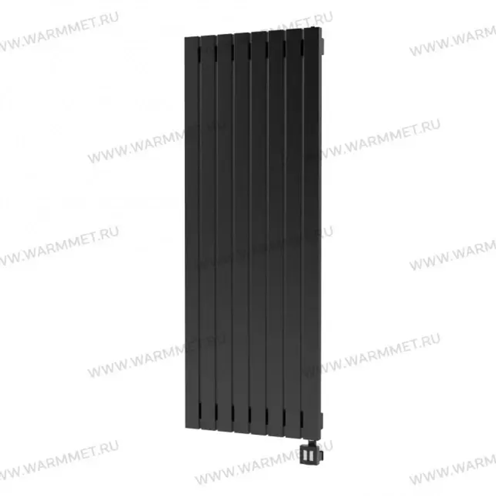 Радиатор WARMMET электрический настенный вертикальный Flat 60VE ЧЕРНЫЙ RAL9005