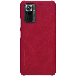 Кожаный чехол-книжка Nillkin Leather Qin для Xiaomi Redmi Note 10 Pro