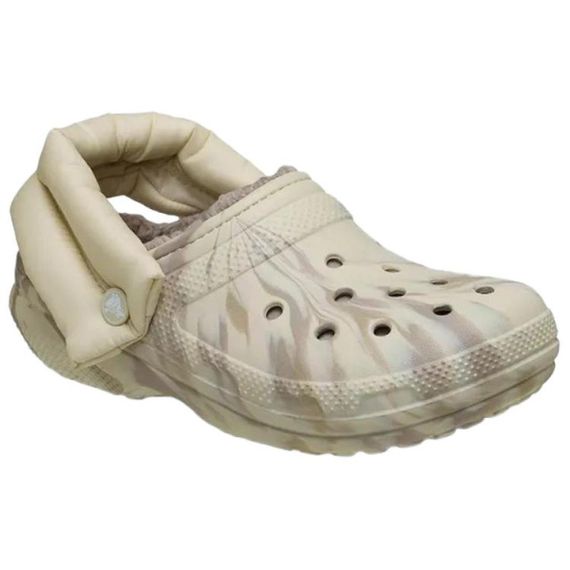 Crocs Classic Puffy Marble 'Bone White'