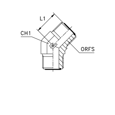 Соединение P45 ORFS 1.3/16