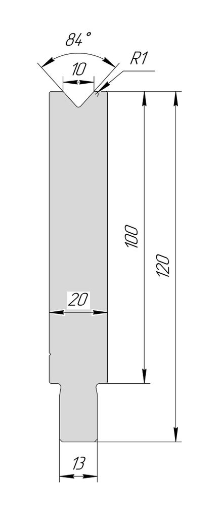 Матрица TM 3227 84° V10 H100