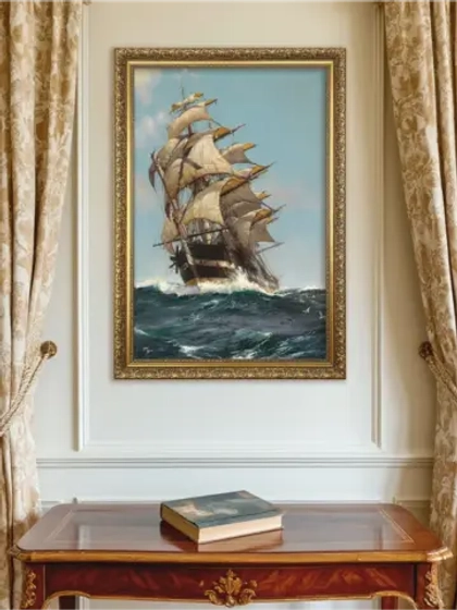 Картина настенная интерьерная в багетной раме 47*67 см