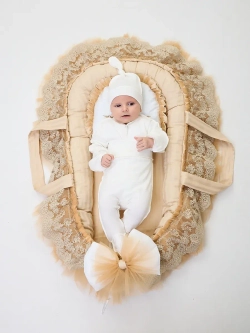 кокон для новорожденного гнездышко