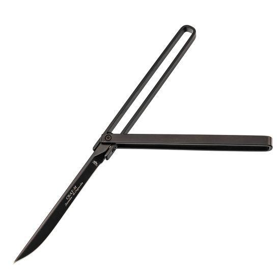 Складной нож НОКС СКАТ-М (Black) 314-740001 c клинком из стали 440, рукоять Stainless Steel