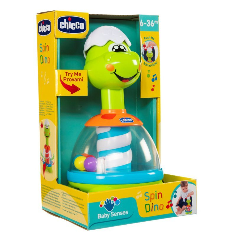 Chicco - волчок Dino со звуком 97110