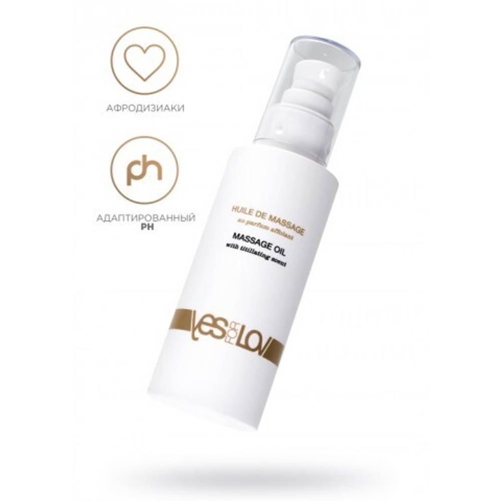 Массажное масло YESforLOV с возбуждающим ароматом 100 мл.