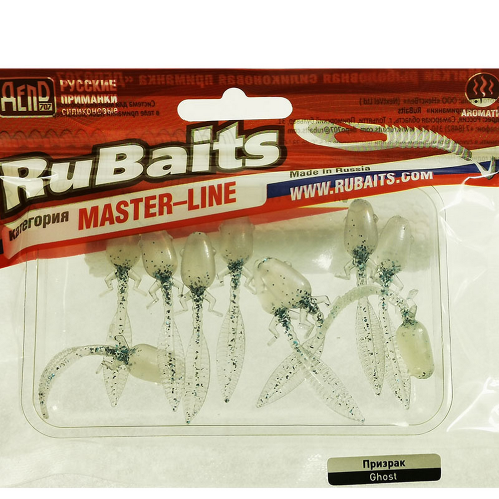 10 шт 5 см Силиконовая приманка креатура головастик слаг RuBaits Tadpole Рыболовная приманка для рыбалки на окуня на щуку на форель на судака На спиннинг джиг микроджиг 0,9 гр.