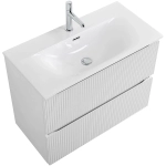 Тумба с раковиной BelBagno 100 UNO-1000-2C-SO-BO+BB-8099-100 Bianco Opaco