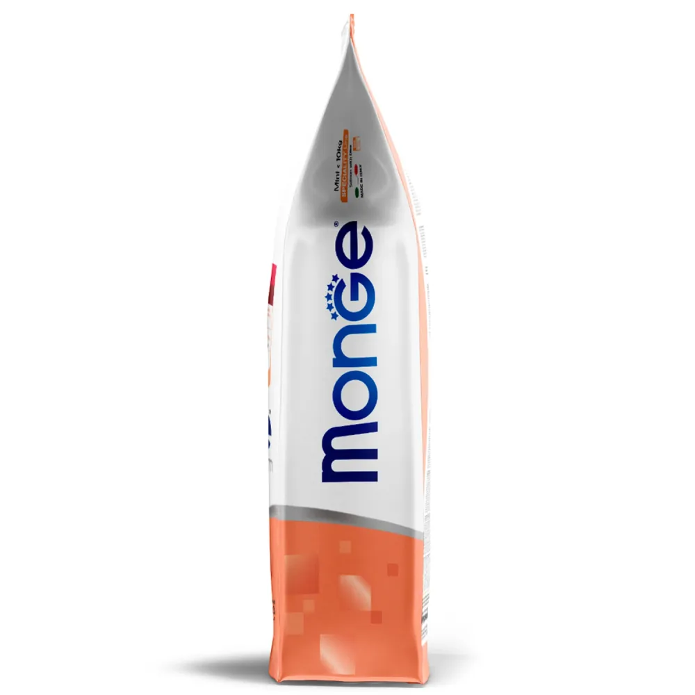 Сухой корм Monge Dog Speciality Line Monoprotein Mini для взрослых собак мелких пород, из лосося с рисом