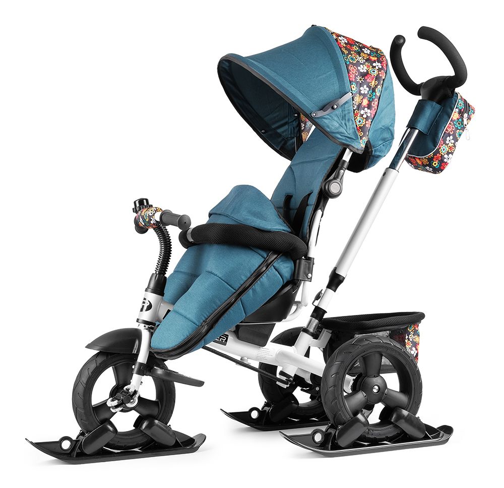 Утепленный трехколесный велосипед Small Rider Discovery CR Plus