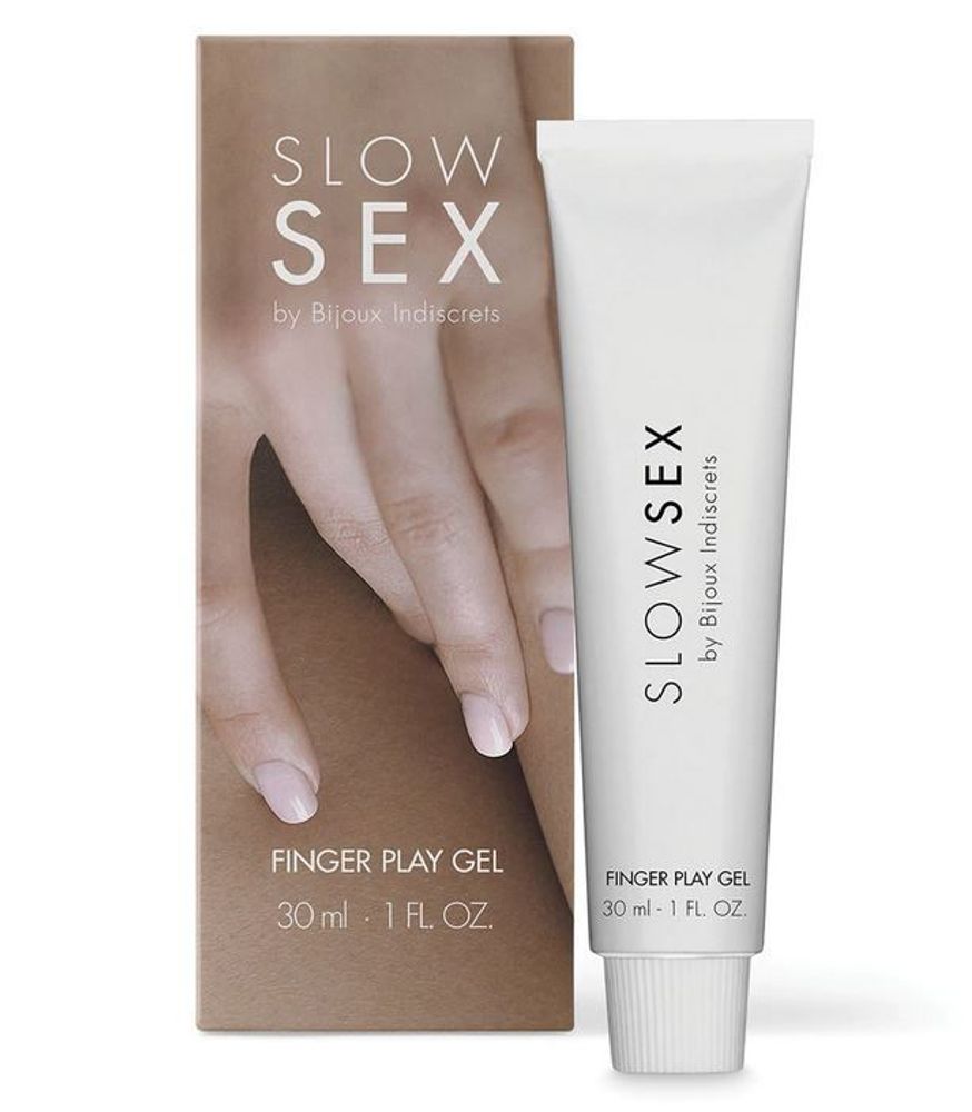 Гель для мастурбации с ароматом кокоса Slow Sex Finger Play Gel - 30 мл.