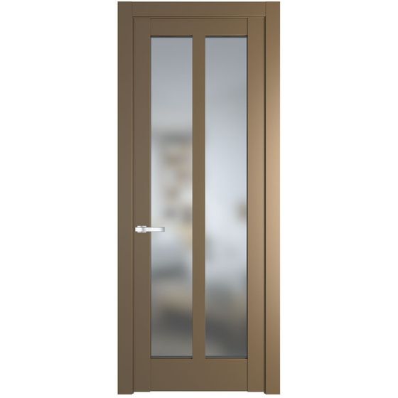 Межкомнатная дверь эмаль Profil Doors 4.7.2PD перламутр золото стекло матовое