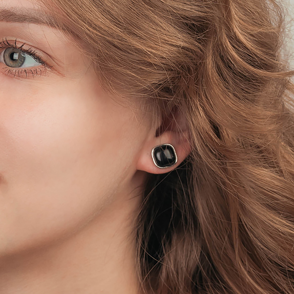 Серьги Possebon Agata Preto A0265.4 S