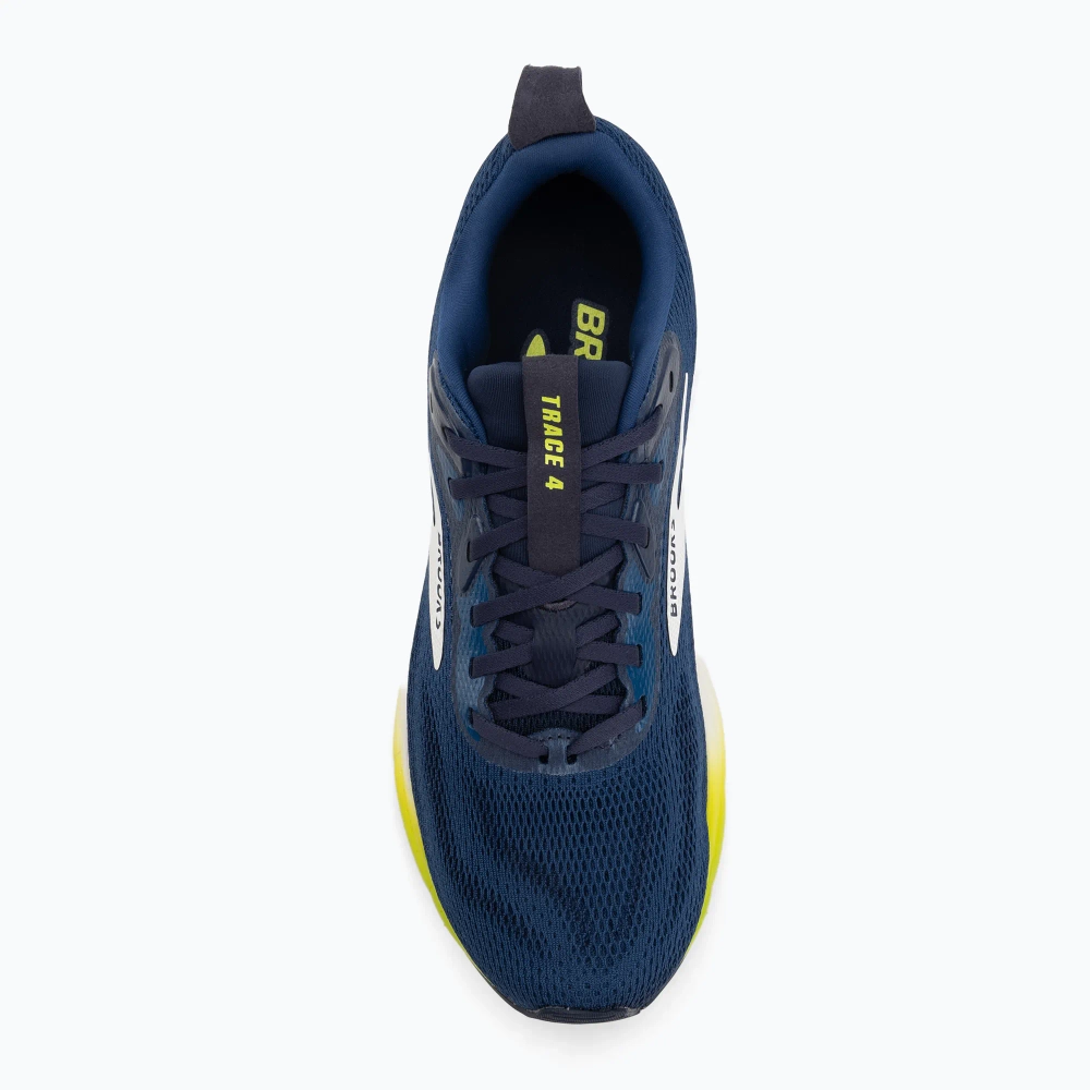 Кроссовки для бега Brooks Trace 4 navy/peacoat/acid lime