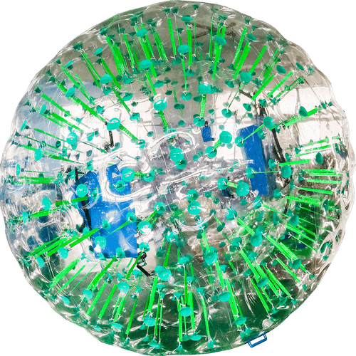 Светящийся зорб «Вселенная»,зеленый, ТПУ, диаметр 3 м