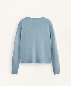 Oysho Джемпер с круглым вырезом, небесно-голубой