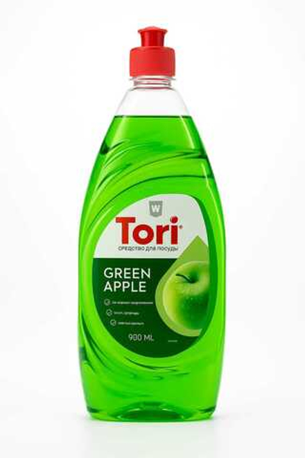 Гель для посуды TORI Green Apple 900 мл