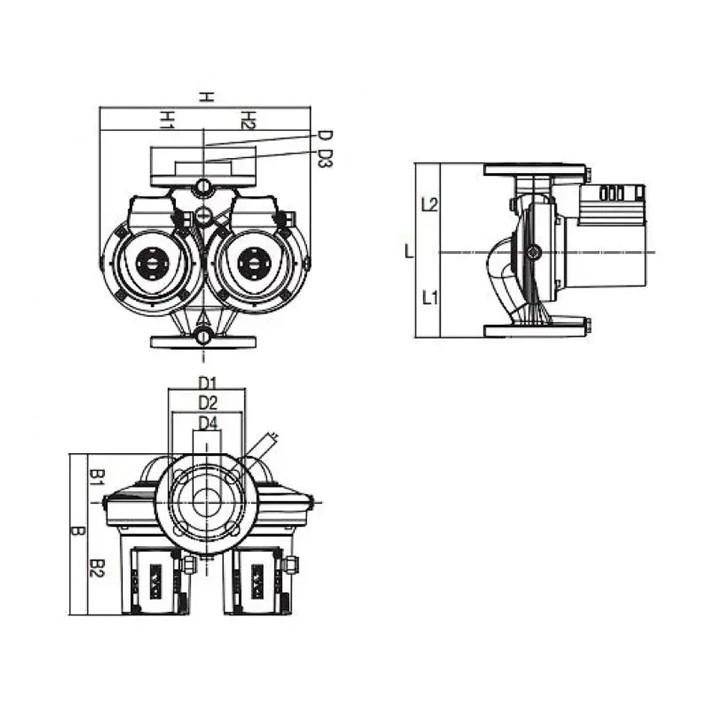 DAB D 110/250.40 T насос циркуляционный бытовой 505828601