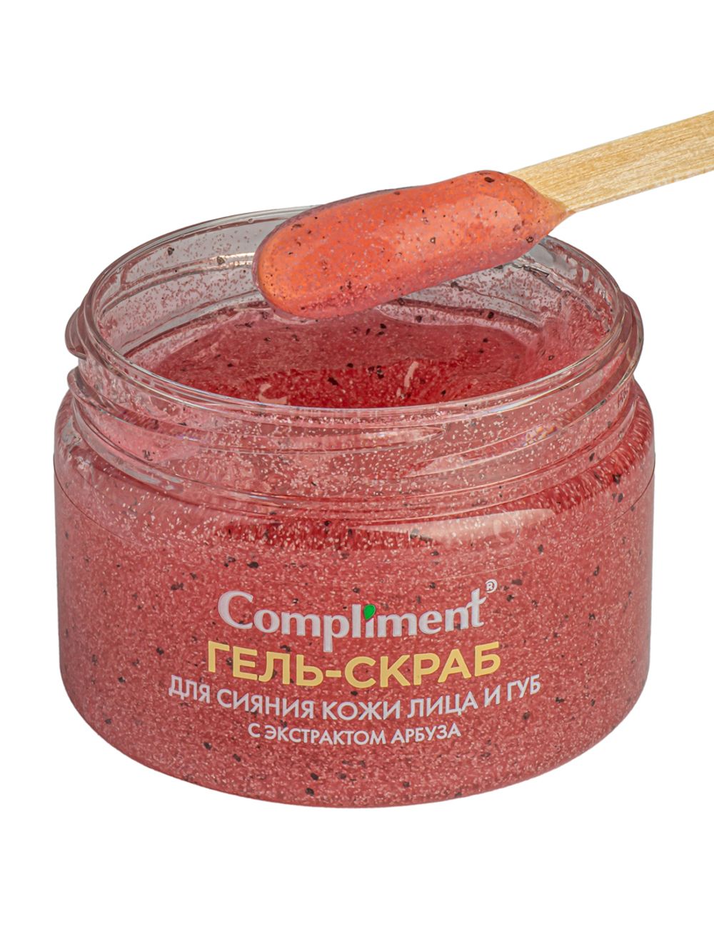 Compliment Гель-скраб для сияния кожи лица и губ с экстрактом арбуза