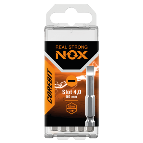 Бита Е6,3 Sl4,0-50, 5 шт бокс CORBIT