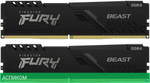 Оперативная память Kingston Fury Beast 2x16GB DDR4 PC4-25600 (KF432C16BBK2/32)