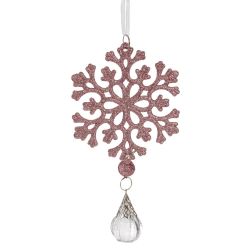 GAEM Украшение новогоднее "Снежинка", L6,5 W2 H15 см