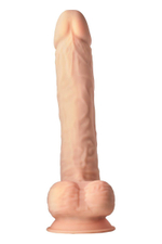 Телесный фаллоимитатор-гигант XXL Dildo - 38 см. (Цвет: телесный)