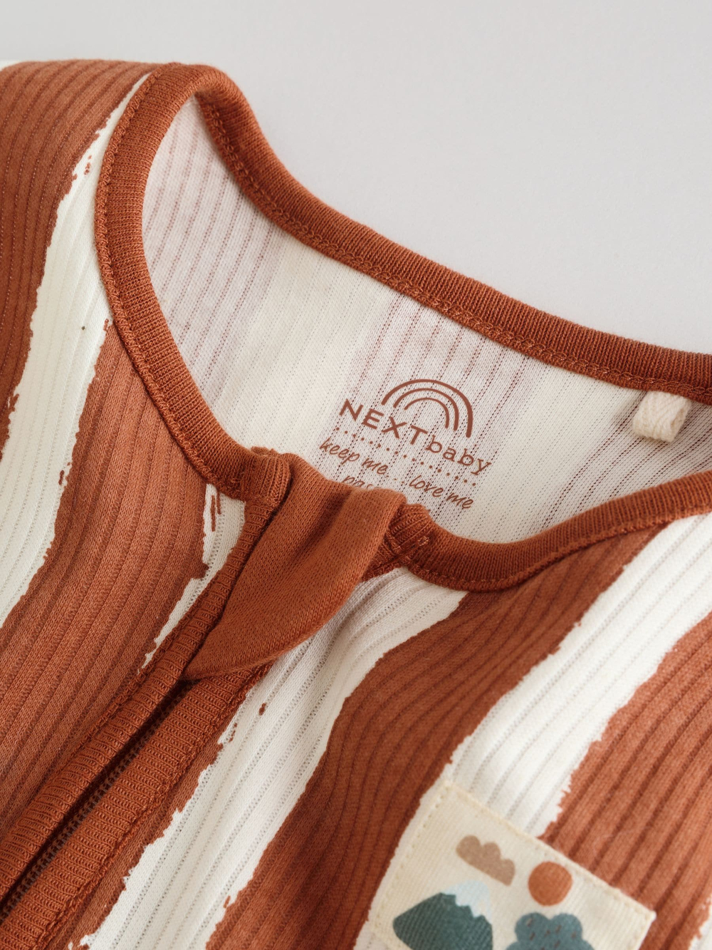 Комбинезон / Cлип для малышей Next F35-905, 3 шт., Кирпичный, Молочный