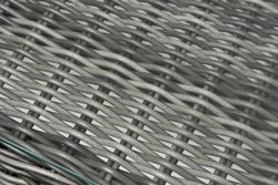 "Амароне" обеденная группа из искусственного ротанга на 6 персон, цвет графит