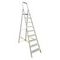 Стремянка алюминиевая Алюмет односекционная 9 ступеней (AS709)