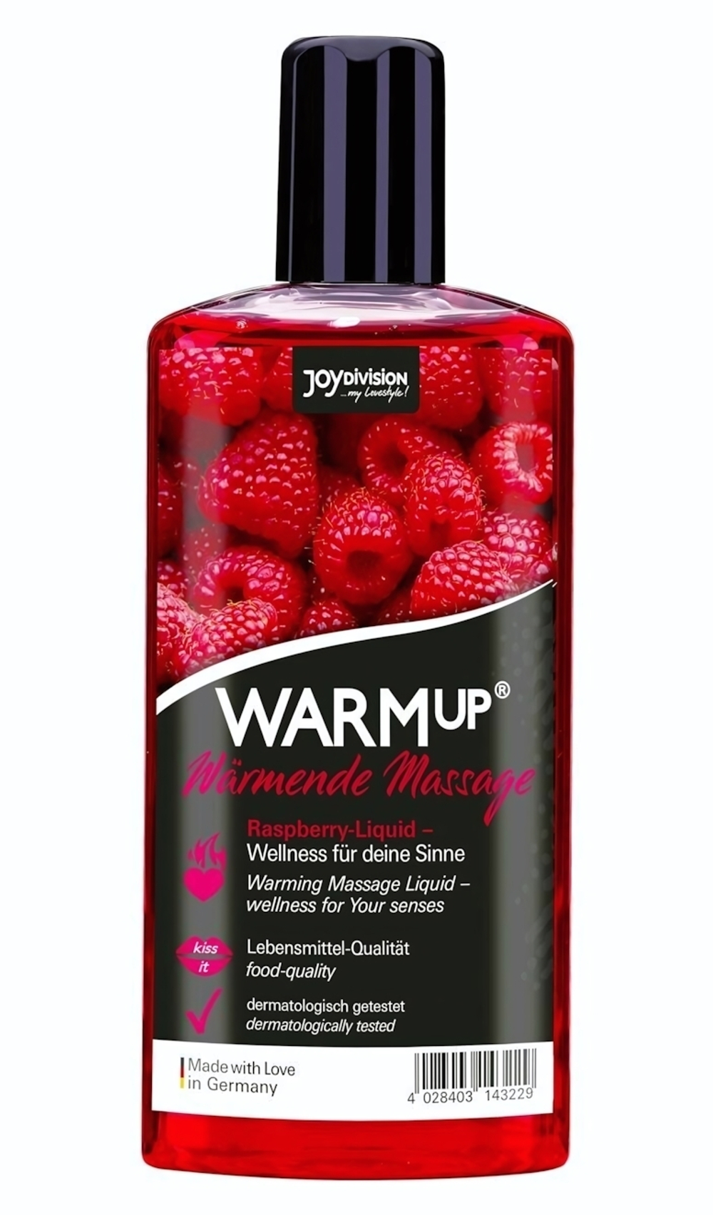 Массажное масло с ароматом малины WARMup Raspberry - 150 мл.