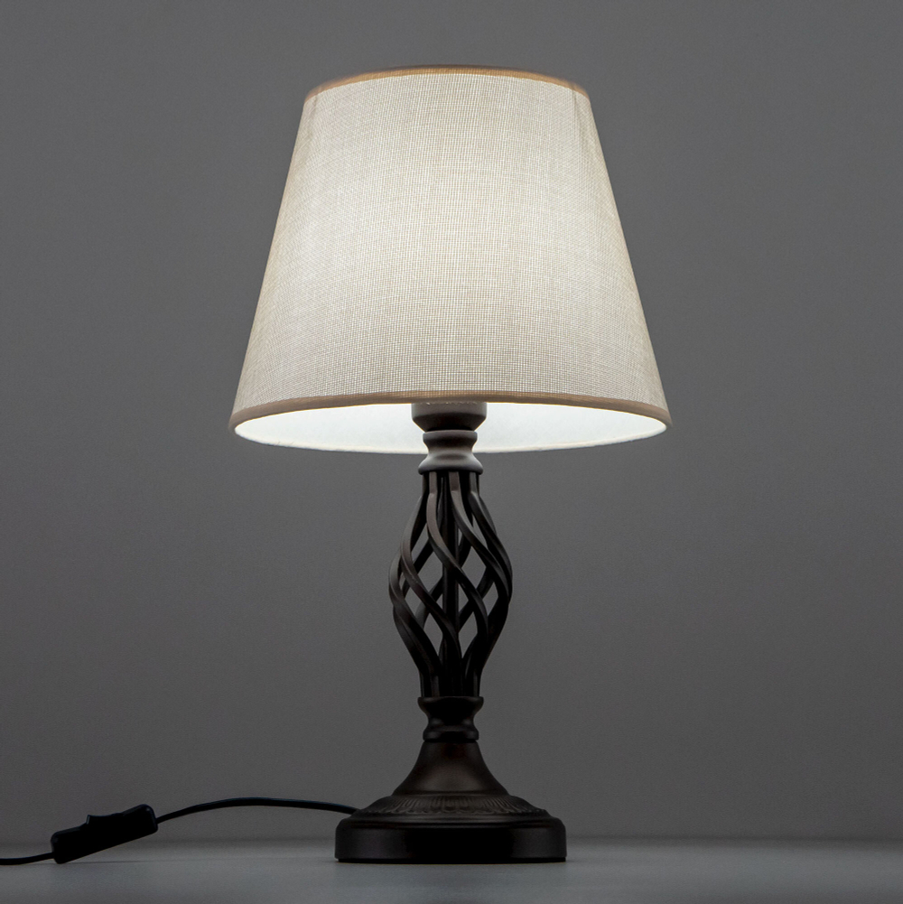 Citilux Вена CL402855 Настольная лампа с абажуром Венге