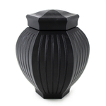 Био-урна "Лотос" из PLA-пластика черная M