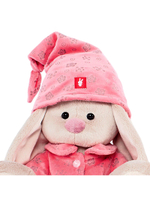 Мягкая игрушка Зайка Ми в розовой пижаме 18 см SidS-070