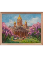 Картина маслом "Исаакиевский собор" Ческидова