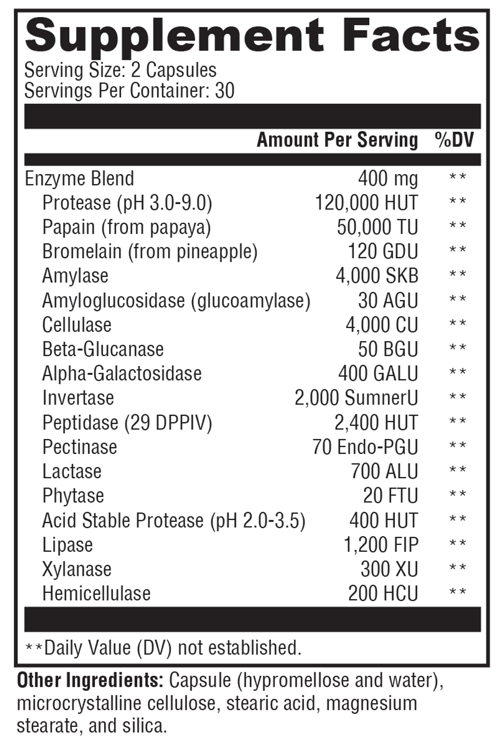 XymoZyme® 60 Capsules