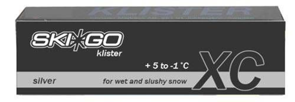 Смазка для лыж SkiGo Жидкие мази клистеры XC Klister Silver +5/-1 (для мокрого снега, грязной лыжни)