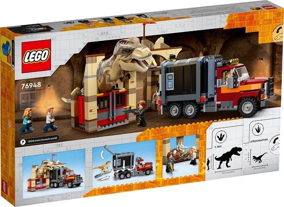 Lego konstruktor Jurassic World 76948 T. rex & Atrociraptor Dinosaur Breakout